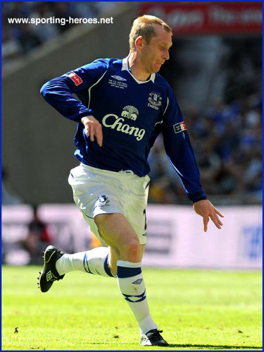 Tony Hibbert - Everton FC - 2009 F.A. Cup Final