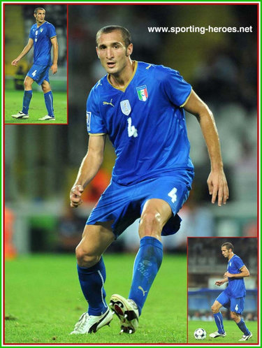 Giorgio Chiellini - Italian footballer - FIFA Campionato del Mondo 2010 qualifica
