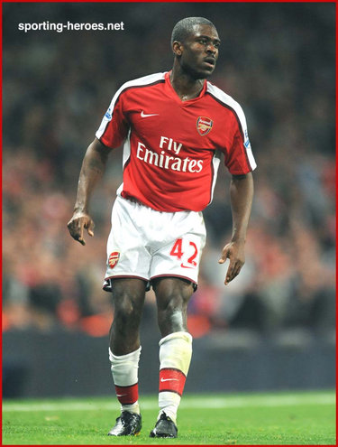 Kerrea Gilbert - Arsenal FC - League appearances.