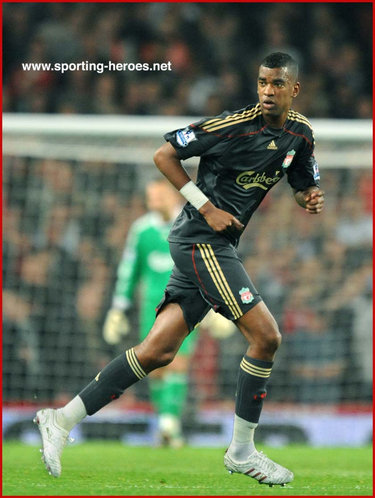 Damien Plessis - Liverpool FC - Premiership Appearances