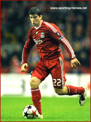 Emiliano Insua - Liverpool FC - UEFA Champions League 2009/10