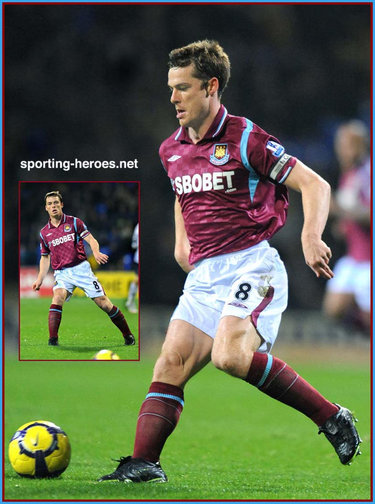 Scott Parker - West Ham United - Premiership Appearances for The Hammers.