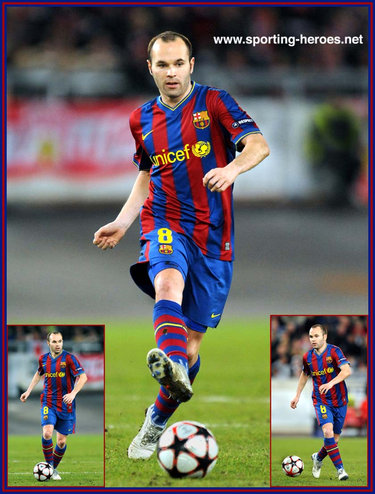 Andres Iniesta - Barcelona - UEFA Champions League 2009/10