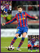 Gerard PIQUE - Barcelona - UEFA Champions League 2009/10