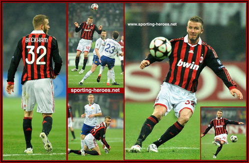 David Beckham - Milan - UEFA Champions League 2009/10