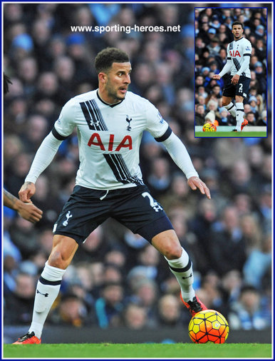 Kyle Walker - Tottenham Hotspur - Premiership Appearances