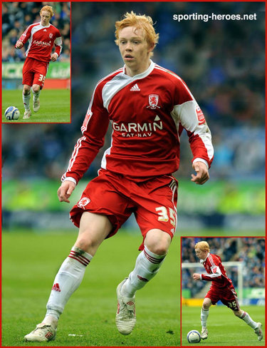 Luke Williams - Middlesbrough FC - League Appearances