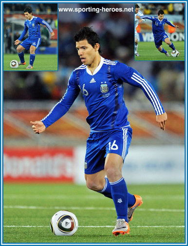 Sergio Aguero - Argentina - FIFA Copa del Mundo 2010