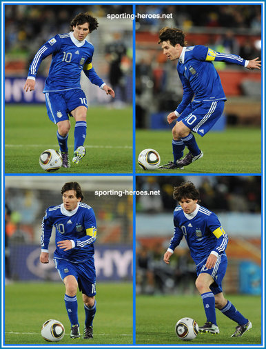 Lionel Messi - Argentina - FIFA Copa del Mundo 2010