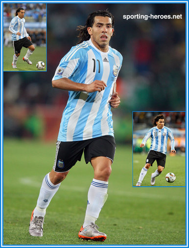 Carlos Tevez - Argentina - FIFA Copa del Mundo 2010