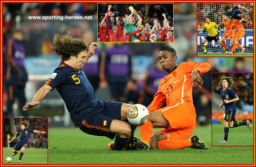 Carles Puyol - Spain - FIFA Campeonato Mundial 2010 (Final) World Cup.