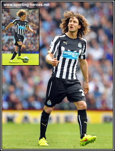 Fabricio Coloccini - Newcastle United - Premiership Appearances