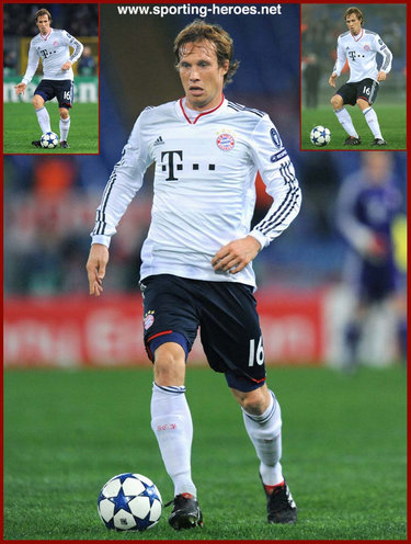 Andreas Ottl - Bayern Munchen - UEFA Champions League 2010/11