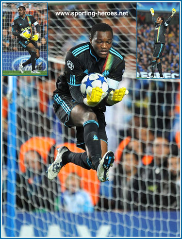 Steve Mandanda - Olympique De Marseille - UEFA Champions League 2010/11