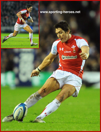 James Hook - Wales - International Rugby Union Caps for Wales.