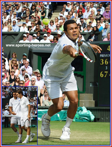 Jo-Wilfried Tsonga - France - Wimbledon 2011 (semi finallist)