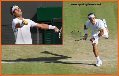 Rafael Nadal - Spain - W inner French Open 2011 & Wimbledon runner up.