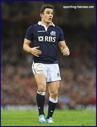 Max Evans - Scotland - Scottish International Rugby Caps.