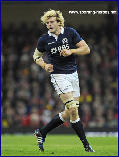 Richie GRAY - Scotland - Scottish International Rugby Caps. 2010-2014