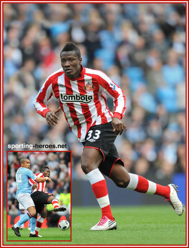 Asamoah Gyan - Sunderland FC - Premiership Appearances