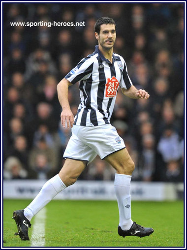 Pablo IBANEZ - West Bromwich Albion - League Appearances