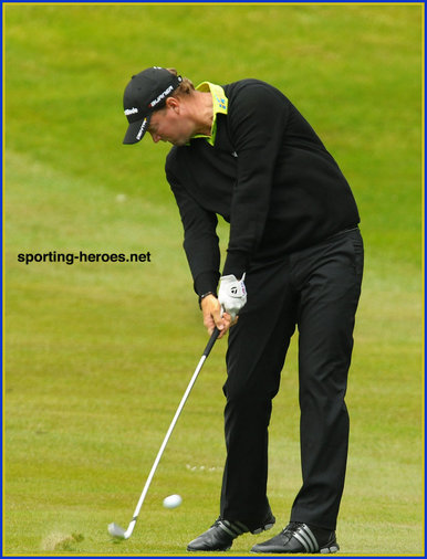 Peter Hanson - Sweden - Equal 7th. at U.S. Open in 2011.