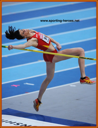 Ruth Beitia - Spain - 2011 European Indoors High Jump silver.