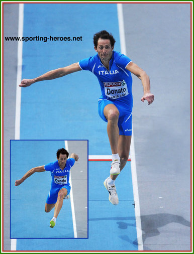 Fabrizio Donato - Italy - 2011 European Indoors Triple Jump silver.