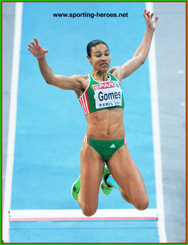 Naide Gomes - Portugal - 2011 European Indoors Long Jump silver.