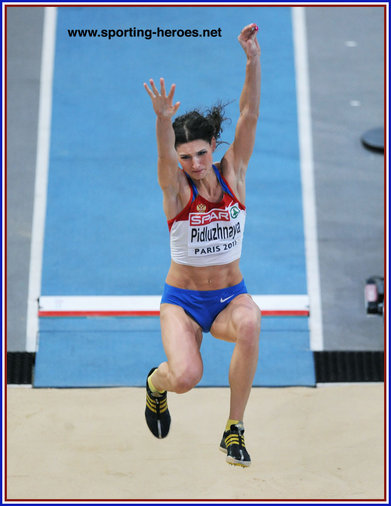 Yuliya PIDLUZHNAYA - Russia - 2011 European Indoors Long Jump bronze.