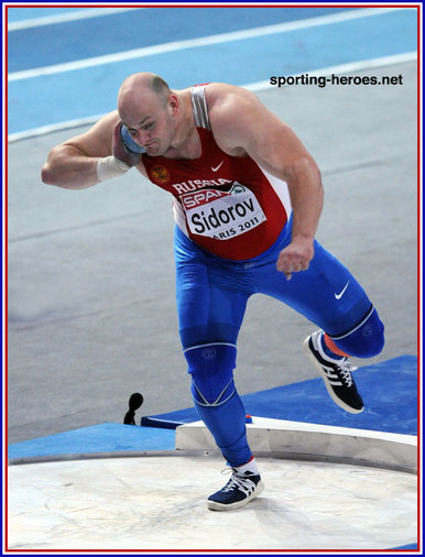 Maksim SIDOROV - Russia - 2011 European Indoors Shot Put bronze.