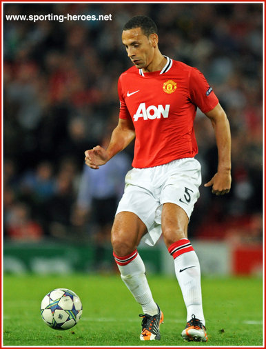 Rio Ferdinand - Manchester United - UEFA Champions League Seasons (3) 2011/12 to 2009/10.