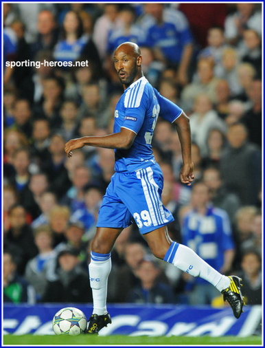 Nicolas Anelka - Chelsea FC - UEFA Champions League seasons (4) 2012 to 2008.