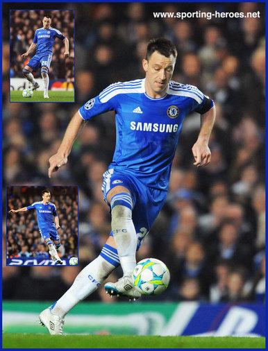 John Terry - Chelsea FC - UEFA Champions League Seasons (3) 2009/10 to 2011/12.