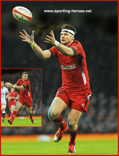 Dan BIGGAR - Wales - International Rugby Union Caps for Wales 2008-2014.
