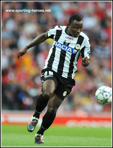 Kwadwo Asamoah - Udinese Calcio  - CHAMPIONS LEAGUE third qualifying round. Play-off.