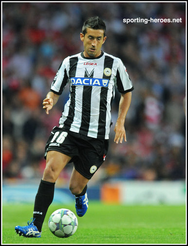 Giampiero Pinzi - Udinese Calcio  - CHAMPIONS LEAGUE third qualifying round. Play-off.