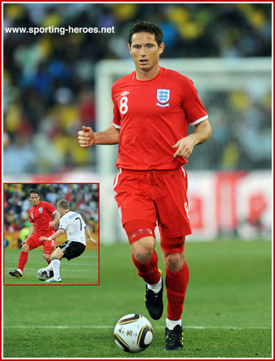 Frank Lampard Jnr - England - FIFA World Cup 2010 Finals (& Qualifying games).