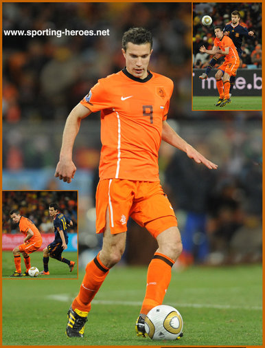 Robin Van Persie - Nederland - FIFA Wereldbeker 2010 (Finale). World Cup Final.