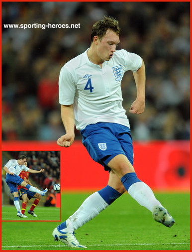 Phil Jones - England - England International Caps.