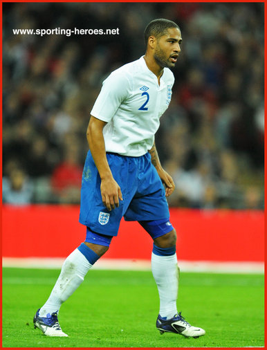 Glen Johnson - England - International Caps.