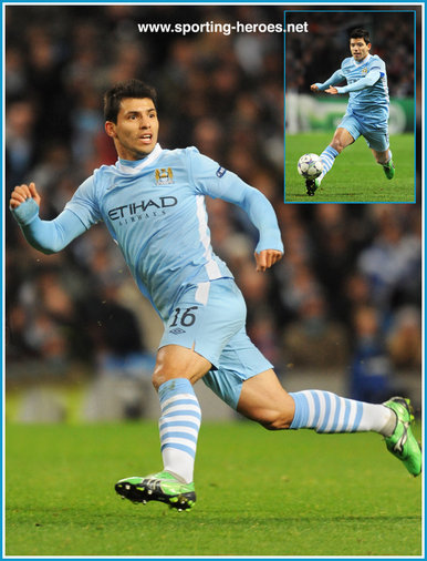 Sergio Aguero - Manchester City - UEFA Champions League 2011/12 Group A.