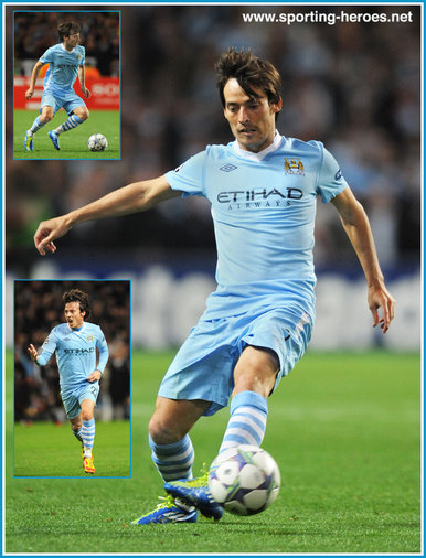 David Silva - Manchester City - UEFA Champions League 2011/12 Group A.