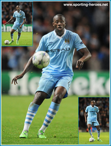 Yaya Toure - Manchester City - UEFA Champions League 2011/12 Group A.