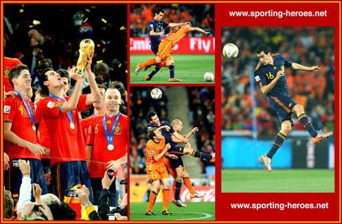 Sergio Busquets - Spain - FIFA Campeonato Mundial 2010 (Final)