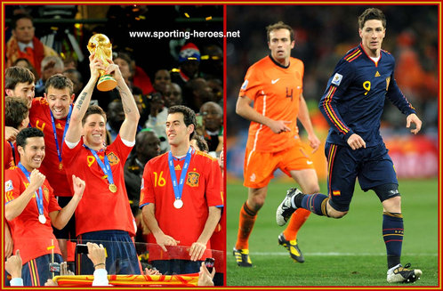 Fernando Torres - Spain - FIFA Campeonato Mundial 2010 World Cup. Champions.
