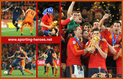David Villa - Spain - FIFA Campeonato Mundial 2010 World Cup Finals.