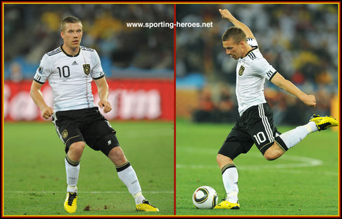 Lukas Podolski - Germany - FIFA Weltmeisterschaft 2010 (Australien, Serbien, Ghana)