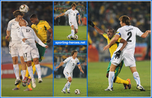 Diego Lugano - Uruguay - FIFA Copa del Mundo 2010 (Francia, Súdafrica, México)