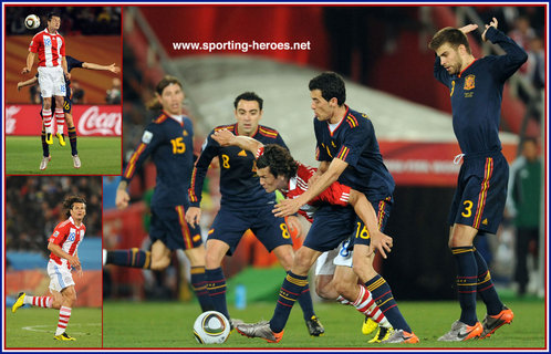 Nelson Valdez - Paraguay - FIFA Copa del Mundo 2010.